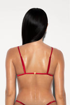 Red Mini Bra
